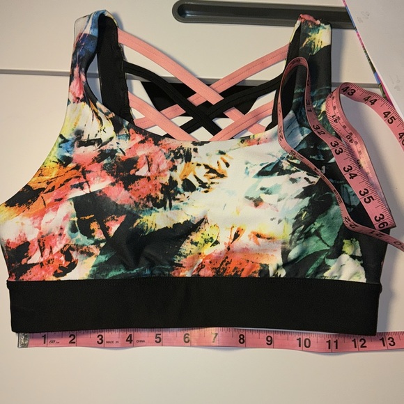 Spalding Colorful Size Medium Sports Bra - Picture 10 of 10